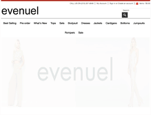 Tablet Screenshot of evenuel.com